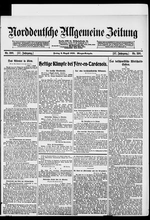 Norddeutsche allgemeine Zeitung vom 02.08.1918
