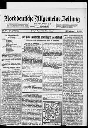Norddeutsche allgemeine Zeitung vom 02.08.1918