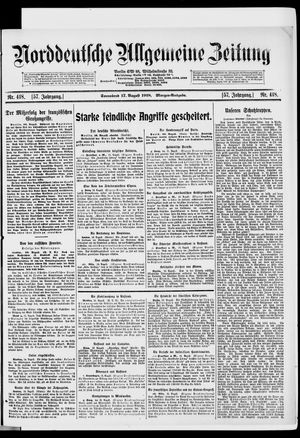 Norddeutsche allgemeine Zeitung vom 17.08.1918