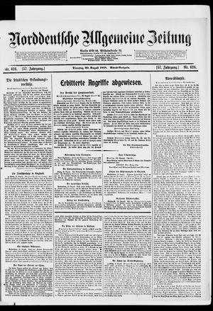 Norddeutsche allgemeine Zeitung vom 20.08.1918