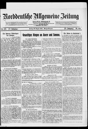 Norddeutsche allgemeine Zeitung vom 23.08.1918
