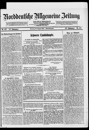 Norddeutsche allgemeine Zeitung vom 27.08.1918