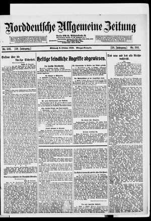 Norddeutsche allgemeine Zeitung vom 02.10.1918