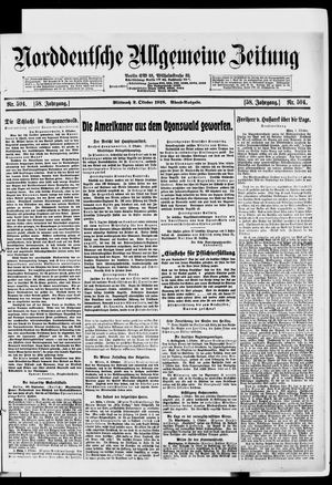 Norddeutsche allgemeine Zeitung vom 02.10.1918