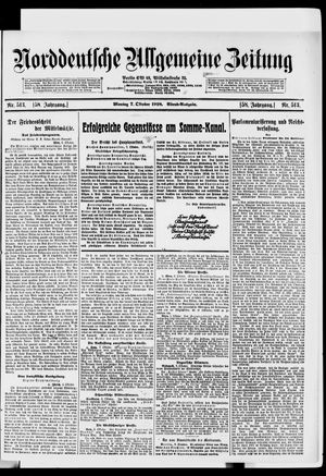 Norddeutsche allgemeine Zeitung vom 07.10.1918