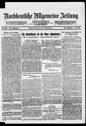 Norddeutsche allgemeine Zeitung vom 16.10.1918