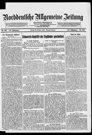 Norddeutsche allgemeine Zeitung vom 25.10.1918