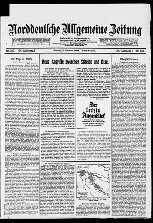 Norddeutsche allgemeine Zeitung vom 05.11.1918