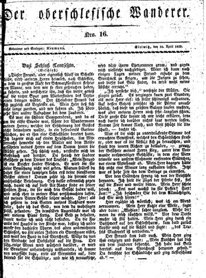 Der Oberschlesische Wanderer vom 16.04.1833
