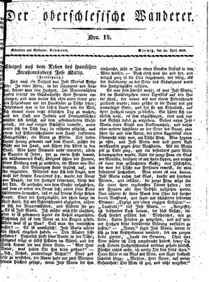 Der Oberschlesische Wanderer on Apr 30, 1833