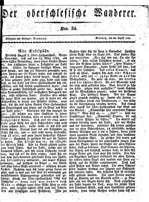 Der Oberschlesische Wanderer on Aug 22, 1836