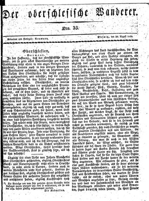 Der Oberschlesische Wanderer on Aug 29, 1836