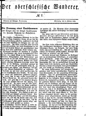 Der Oberschlesische Wanderer vom 11.02.1840