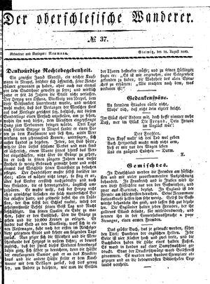 Der Oberschlesische Wanderer on Aug 18, 1840
