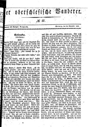 Der Oberschlesische Wanderer on Nov 24, 1840