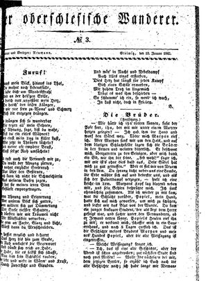 Der Oberschlesische Wanderer on Jan 18, 1842