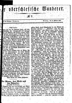 Der Oberschlesische Wanderer vom 15.02.1842