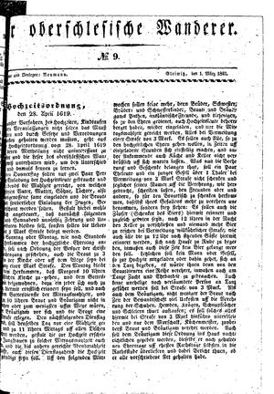 Der Oberschlesische Wanderer vom 01.03.1842