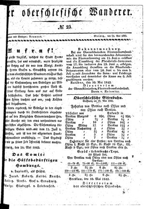 Der Oberschlesische Wanderer on May 24, 1842