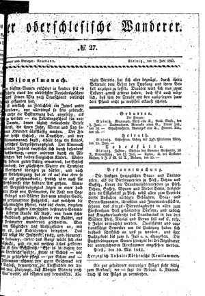 Der Oberschlesische Wanderer on Jun 21, 1842