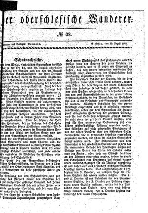 Der Oberschlesische Wanderer on Aug 30, 1842