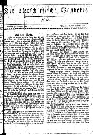 Der Oberschlesische Wanderer vom 27.12.1842