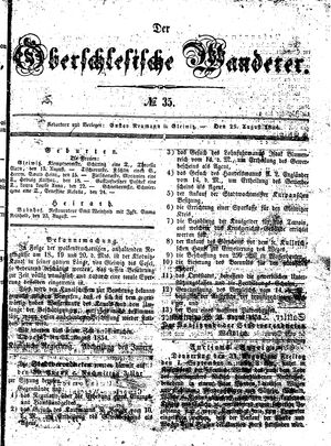 Der Oberschlesische Wanderer vom 29.08.1854