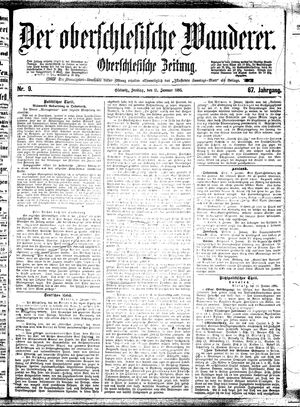 Der Oberschlesische Wanderer on Jan 11, 1895
