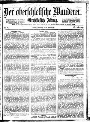 Der Oberschlesische Wanderer on Jan 17, 1895