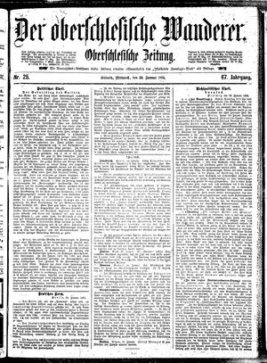 Der Oberschlesische Wanderer vom 30.01.1895