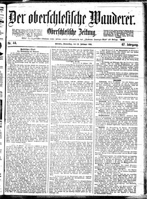 Der Oberschlesische Wanderer vom 21.02.1895