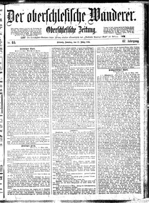 Der Oberschlesische Wanderer vom 17.03.1895