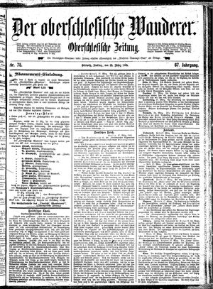 Der Oberschlesische Wanderer on Mar 29, 1895