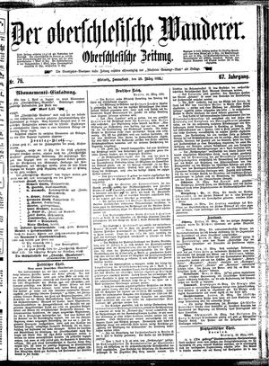 Der Oberschlesische Wanderer vom 30.03.1895