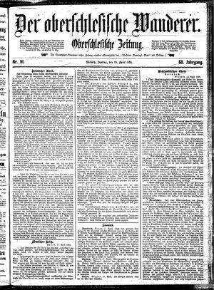 Der Oberschlesische Wanderer vom 19.04.1895