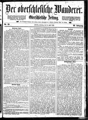 Der Oberschlesische Wanderer on Apr 28, 1895