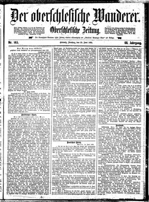 Der Oberschlesische Wanderer vom 25.06.1895