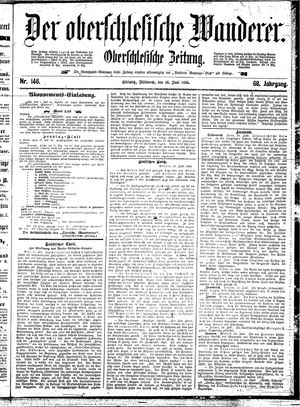 Der Oberschlesische Wanderer vom 26.06.1895