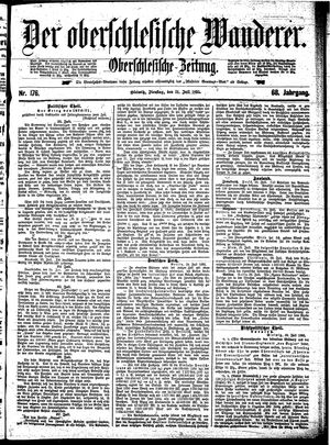 Der Oberschlesische Wanderer vom 31.07.1895