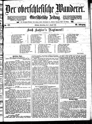 Der Oberschlesische Wanderer vom 01.08.1895