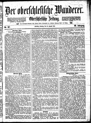 Der Oberschlesische Wanderer vom 13.08.1895