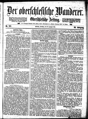 Der Oberschlesische Wanderer vom 20.08.1895