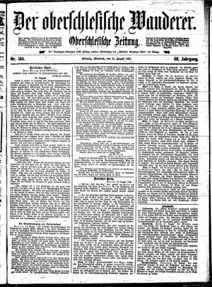 Der Oberschlesische Wanderer vom 21.08.1895
