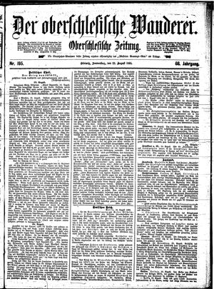 Der Oberschlesische Wanderer vom 22.08.1895