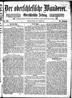 Der Oberschlesische Wanderer vom 28.08.1895