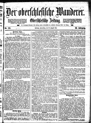 Der Oberschlesische Wanderer vom 29.08.1895