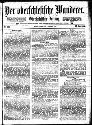 Der Oberschlesische Wanderer vom 03.09.1895