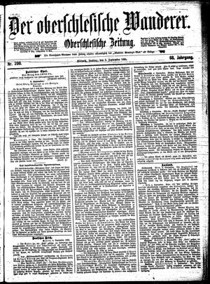 Der Oberschlesische Wanderer on Sep 6, 1895