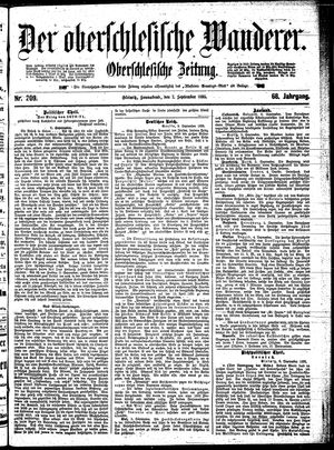 Der Oberschlesische Wanderer vom 07.09.1895