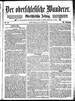 Der Oberschlesische Wanderer vom 10.09.1895